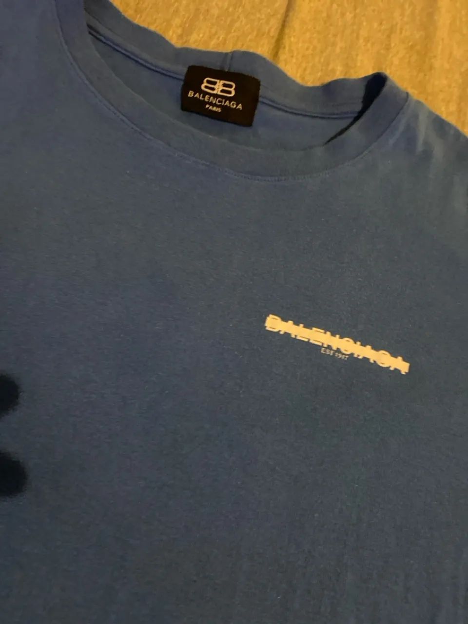 Camiseta Balenciaga Azul - Foto 2