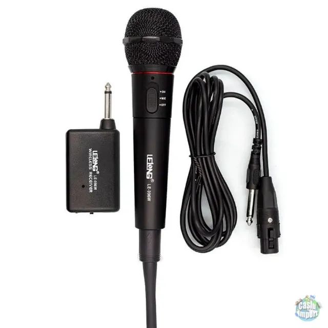 Microfone Sem Fio Profissional Completo Para Karaoke - Foto 4
