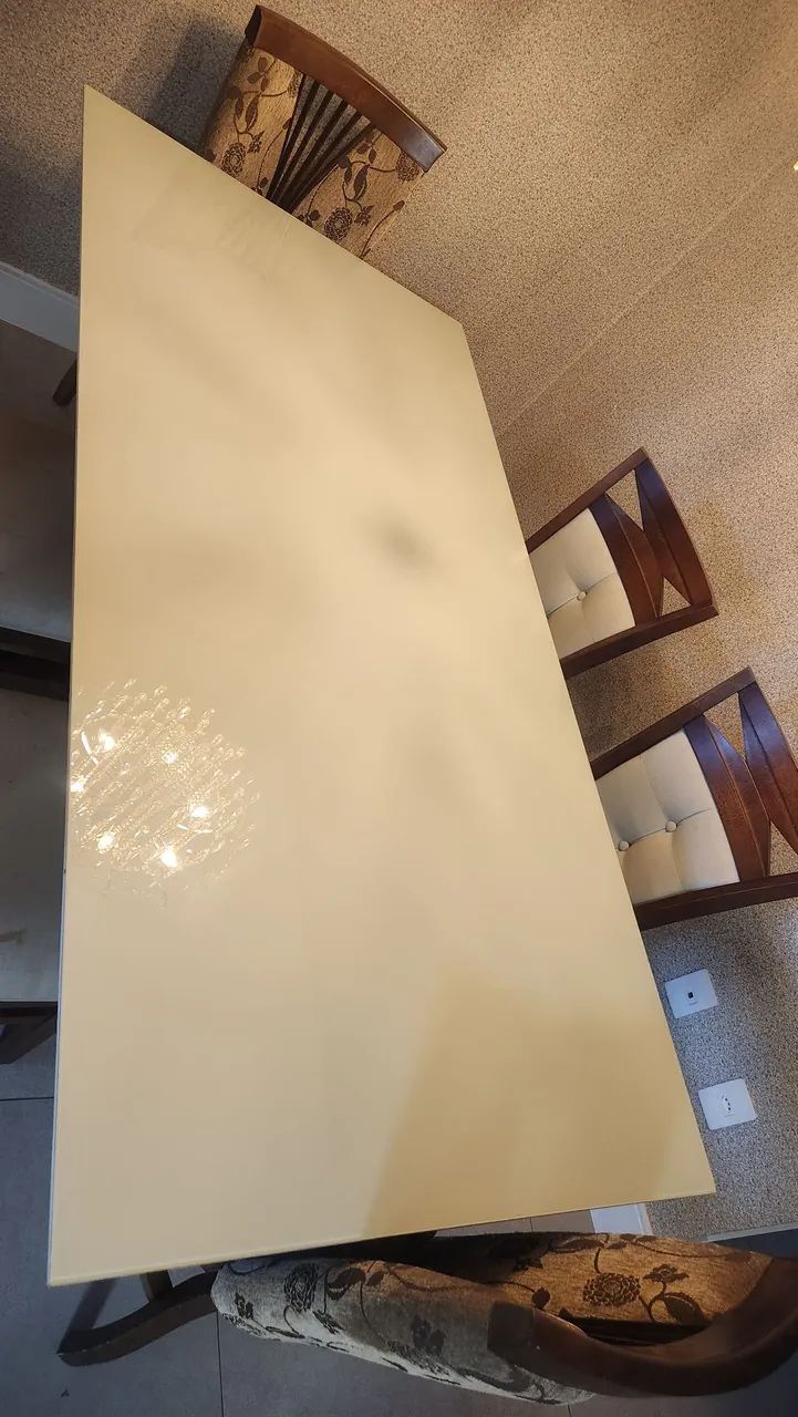 BARBADA!!! Para levar hoje!!! Vende-se linda mesa com 6 cadeiras para buscar hoje!!! - Foto 3