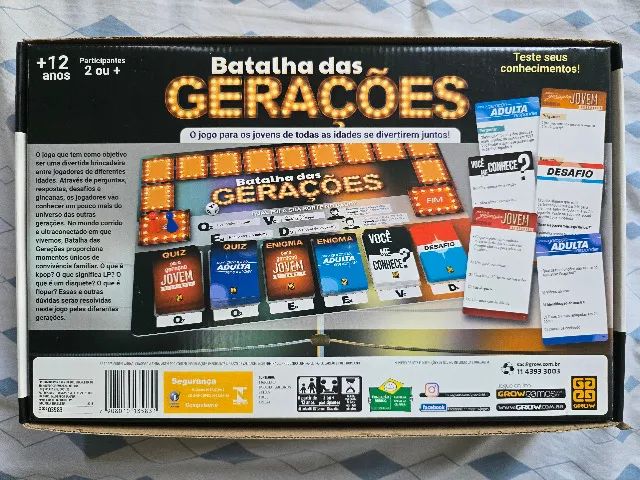 Batalha das Gerações - Jogo de tabuleiro - Completo - Foto 5