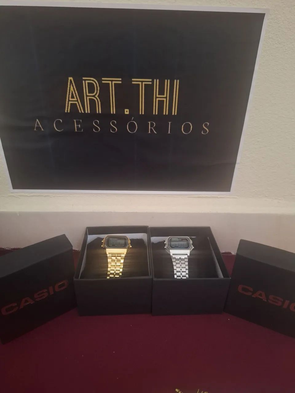 2 kit relógios digitais Casio 