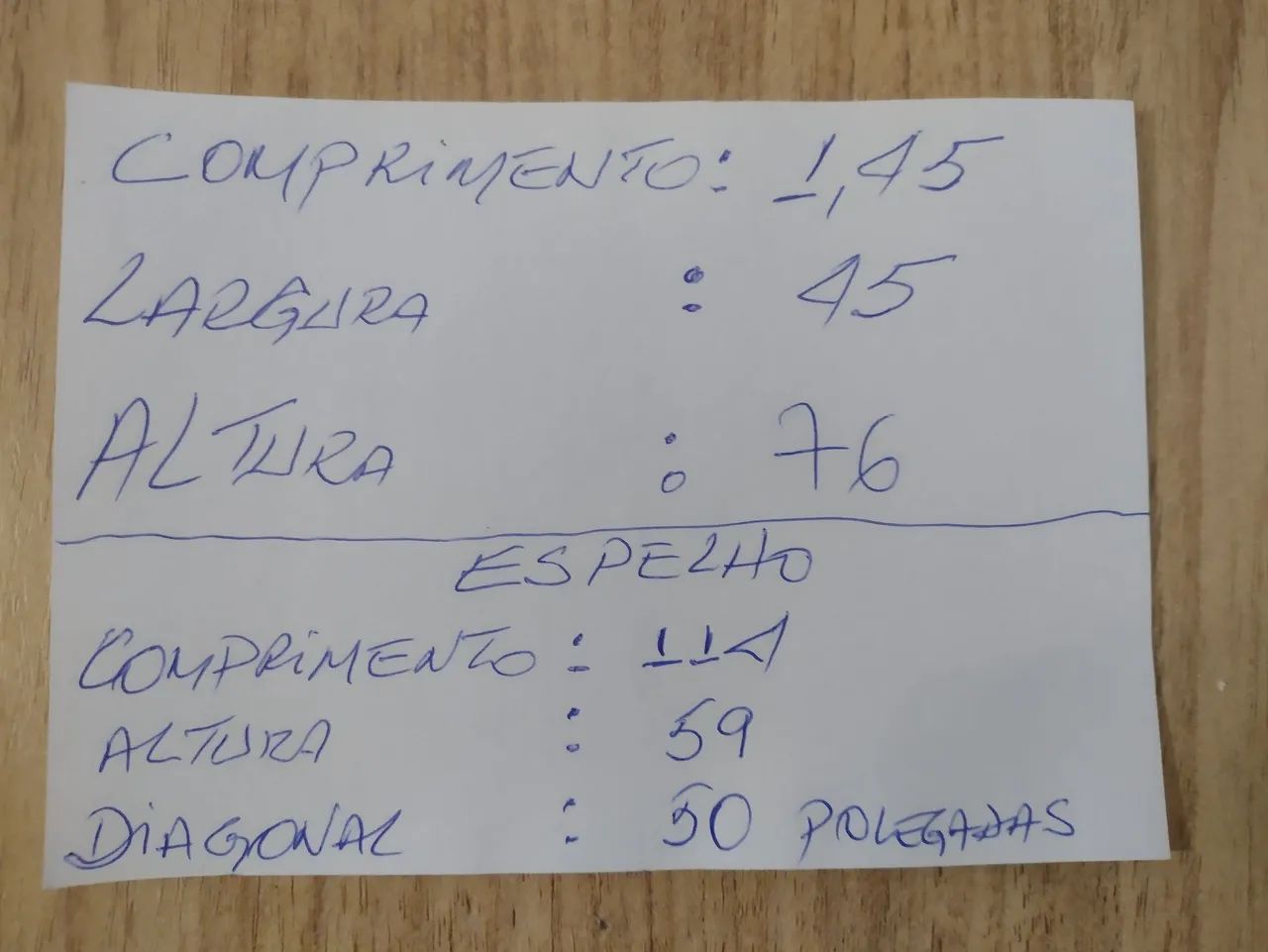 Espelho de madeira com moldura para quarto ou sala - Foto 2