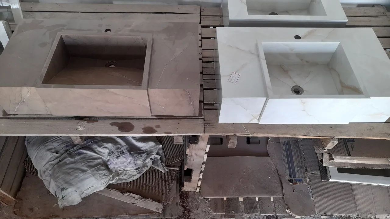  Belíssimos Lavatorios em pocelanato nas medidas 90x45 e 80x45 apenas 680 reais a unidade - Foto 3