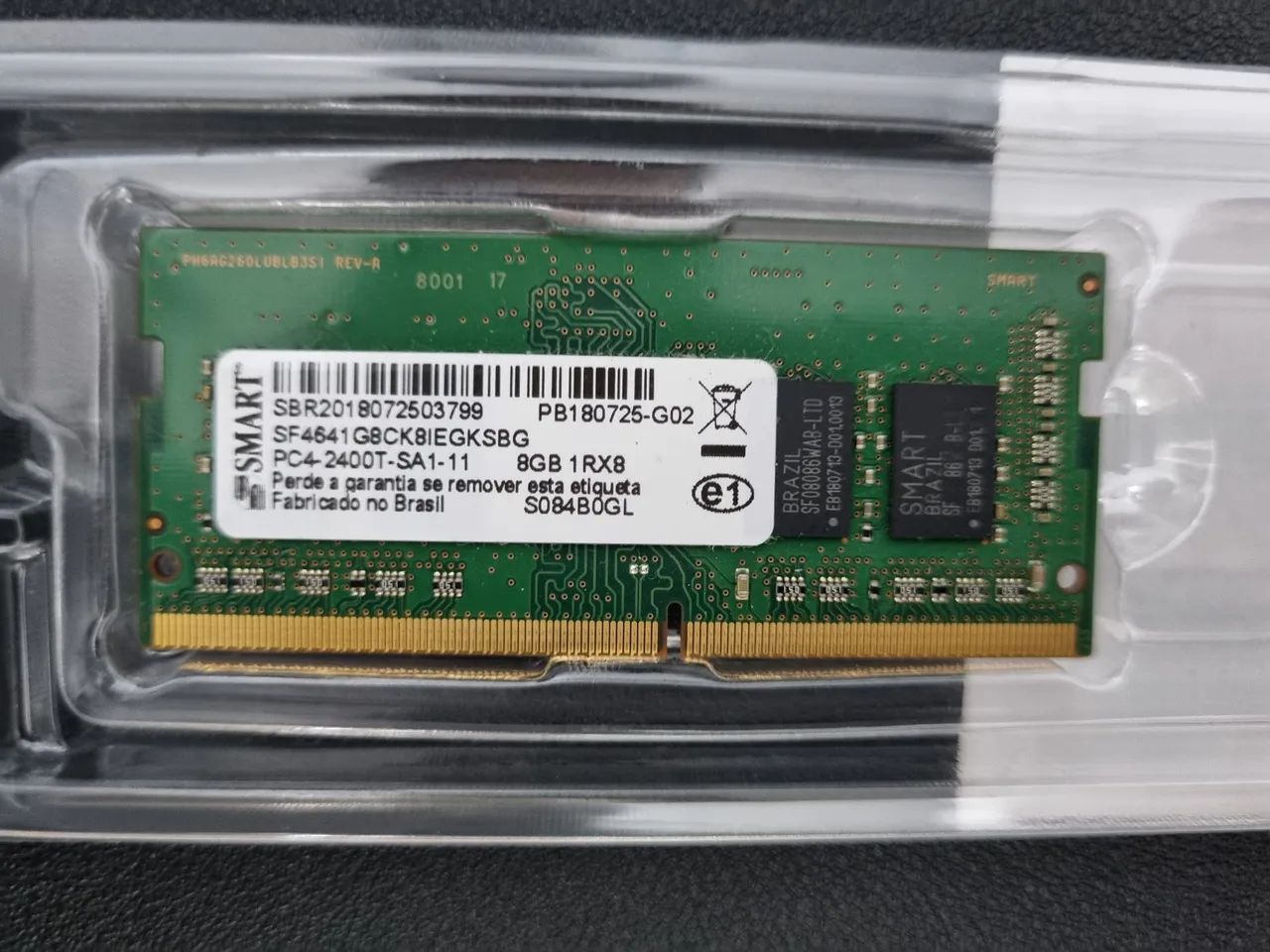Memória RAM 8GB DDR4 SMART PC4-2400T-SA1-11 Notebook