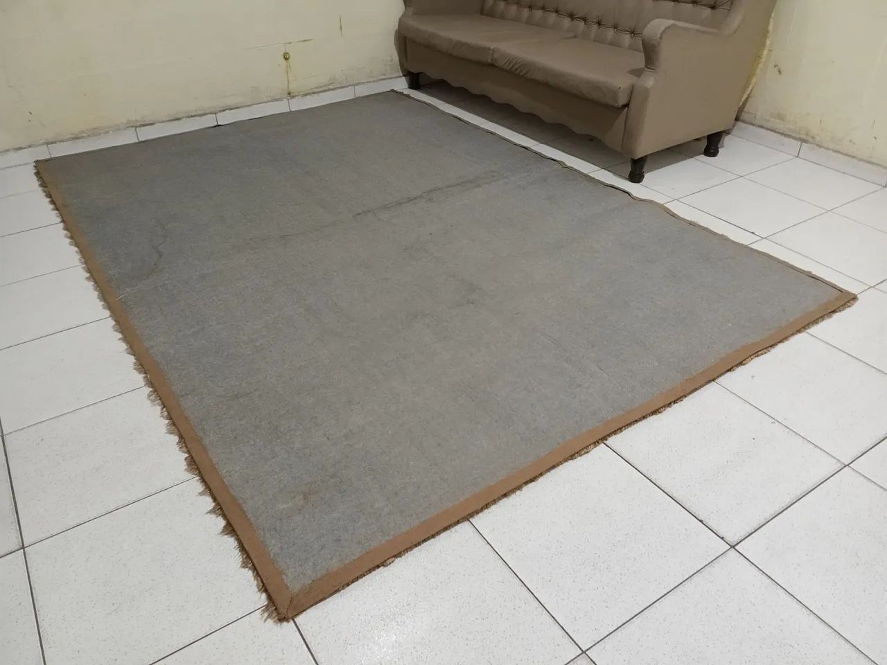 Tapete Felpudo Bege - 2,90x2,00m - Foto 3