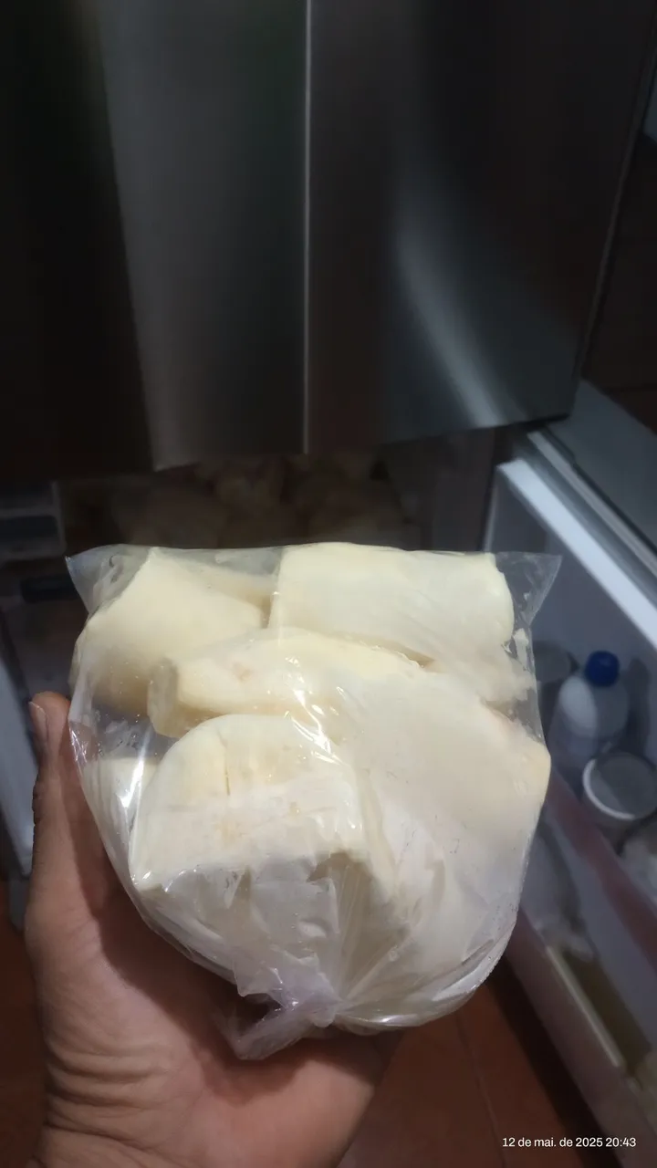 Mandioca congelada 1kg