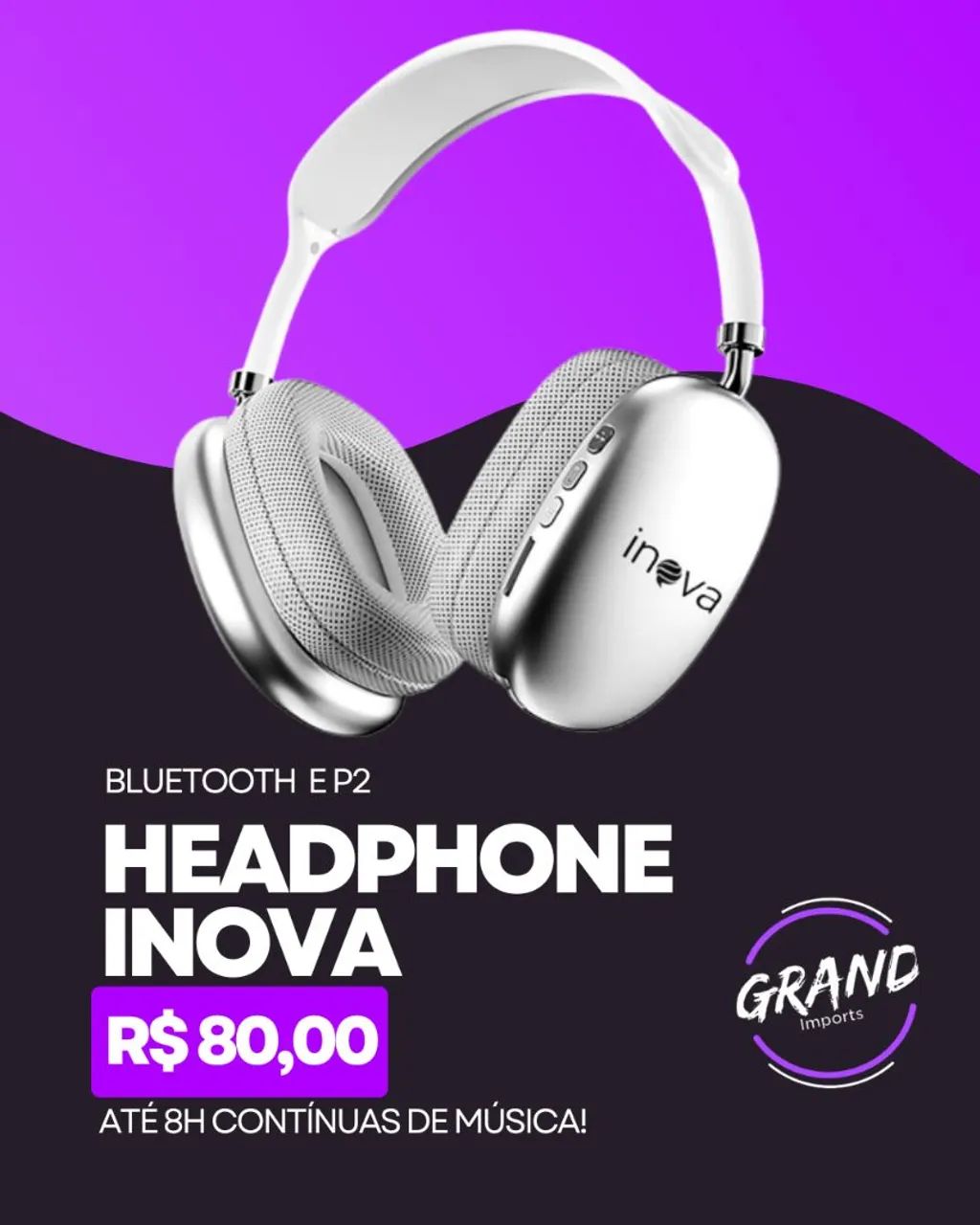 Fone Bluetooth Inova