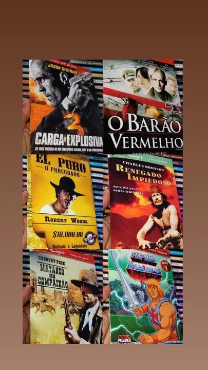 18 DVDs Originais 