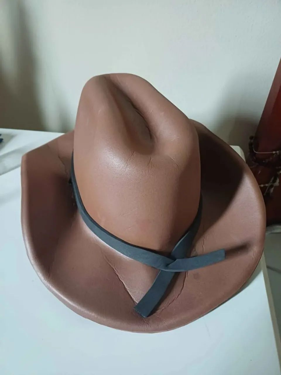 Chapeu cowboy Marrom - Foto 3