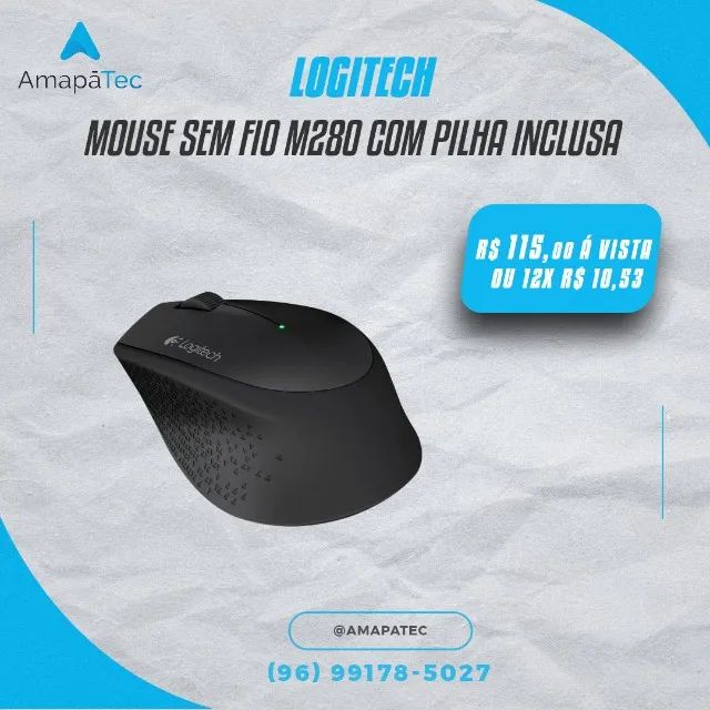 Mouse sem fio Logitech M280