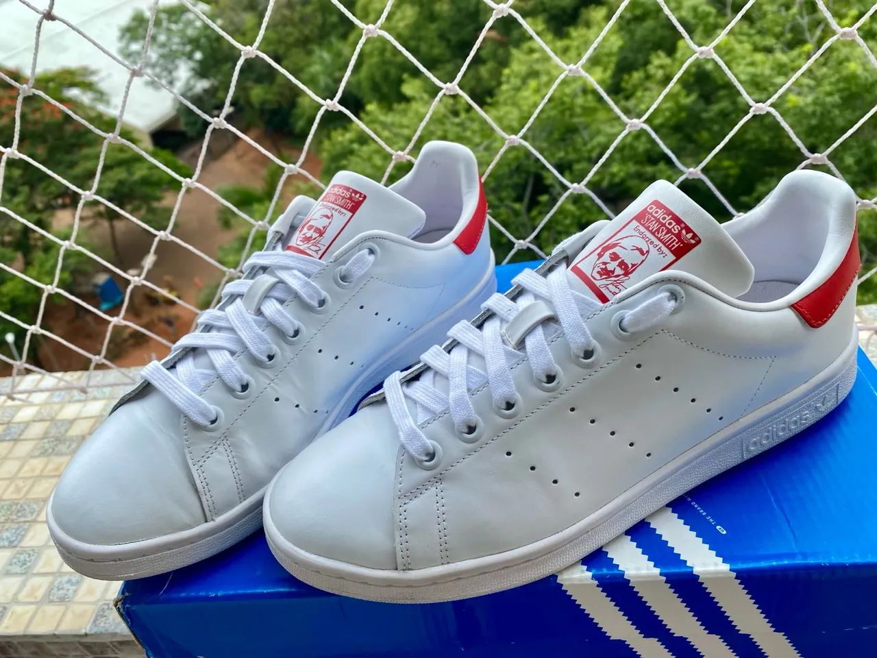 Adidas Shoe Stan Smith Vermelhas Adidas Stan Smith Branco