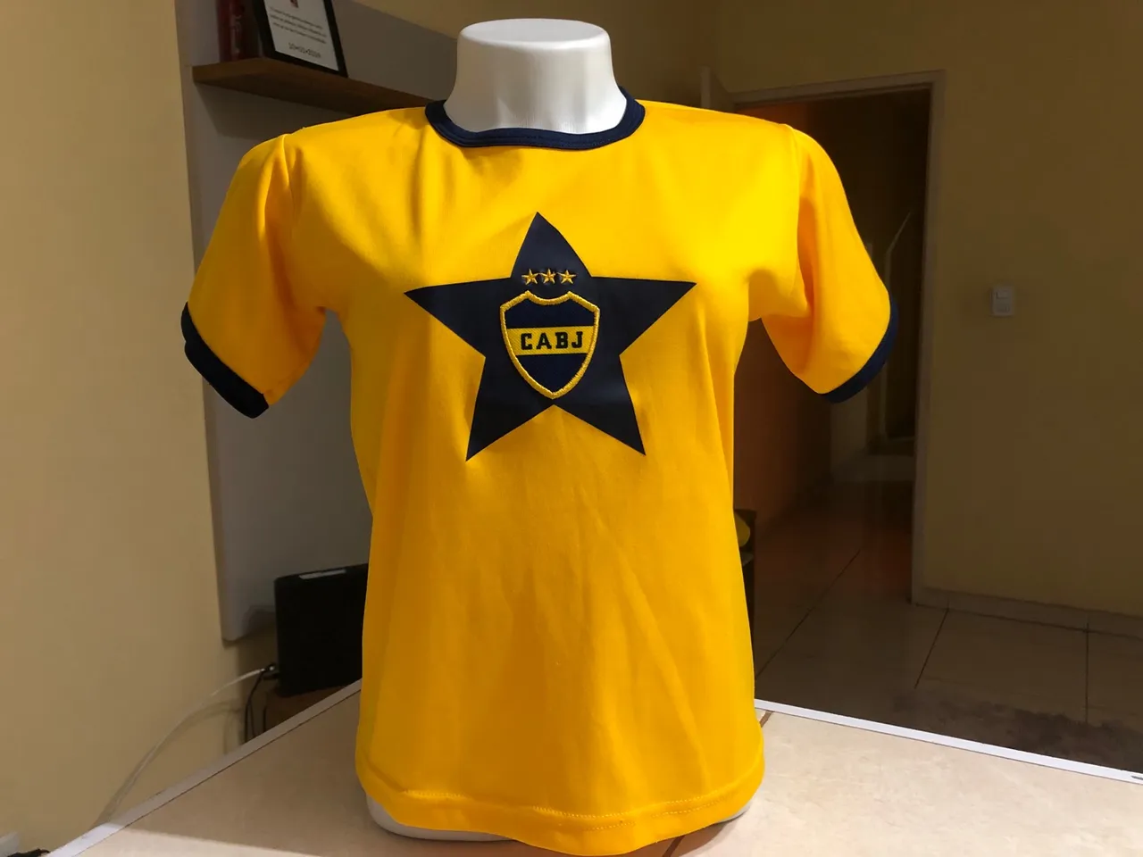 Camisa de Time Boca Juniors - Amarela Tam8