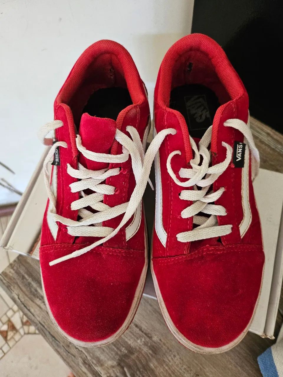 Tênis Vans Old Skool VermelhoTamanho 37