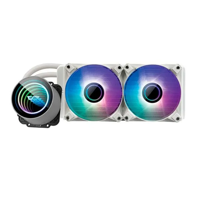 Water Cooler Aigo Darkflash Twister DX240 V2 ARGB 240mm Branco [novo]