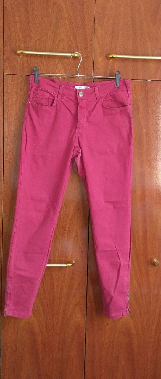 Calça Rosa Feminina - Foto 2