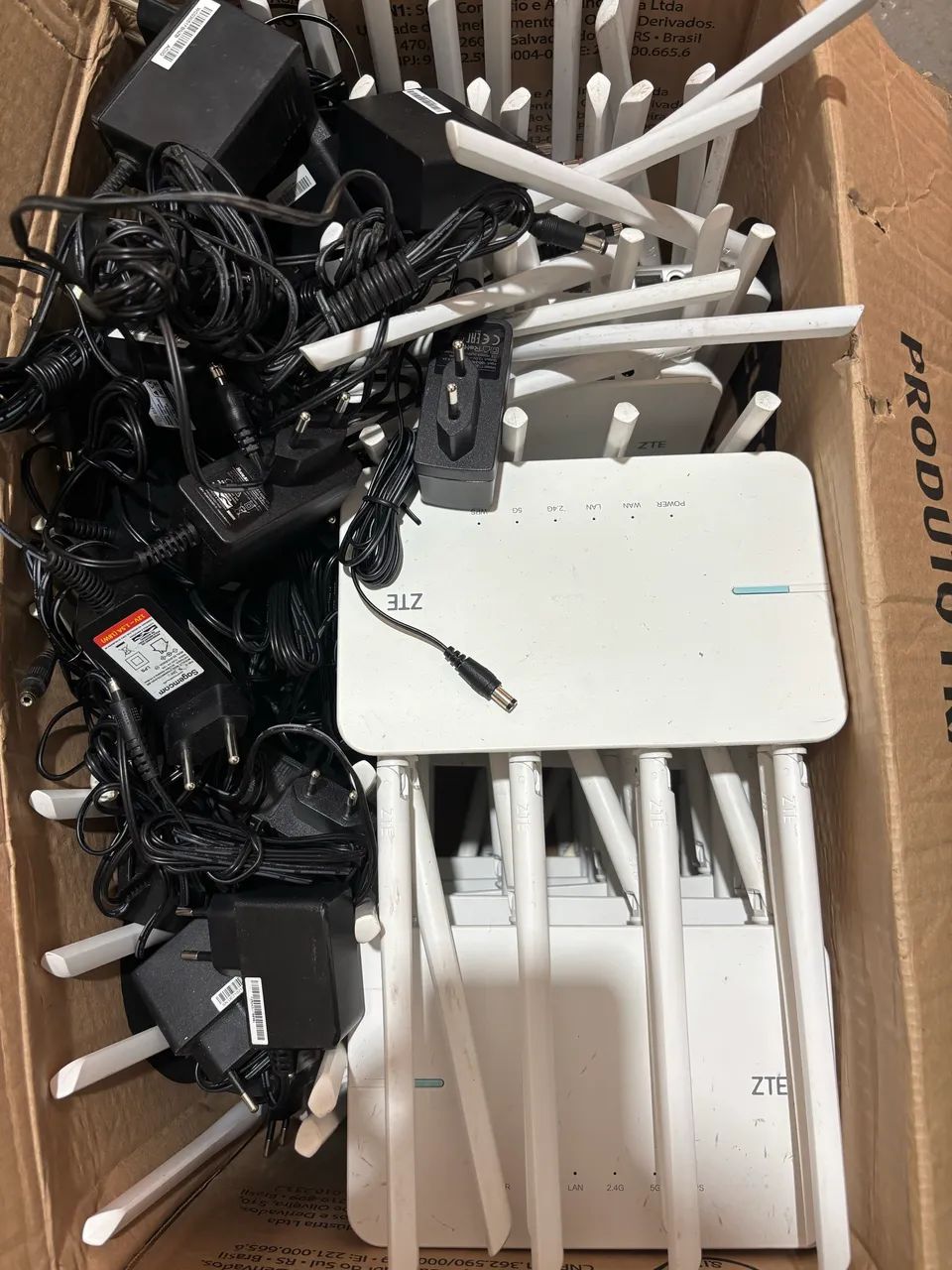 5G Roteador ZTE MESH GIGA 2.4 e 5G - Semi novos com fonte