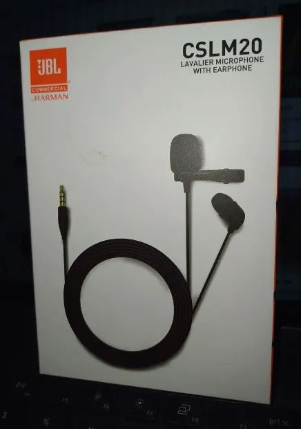 Microfone Lapela Com Fone Ouvido Jbl CSLM20 Original c/ Cabo 2m Celular Cor Preto - Foto 2