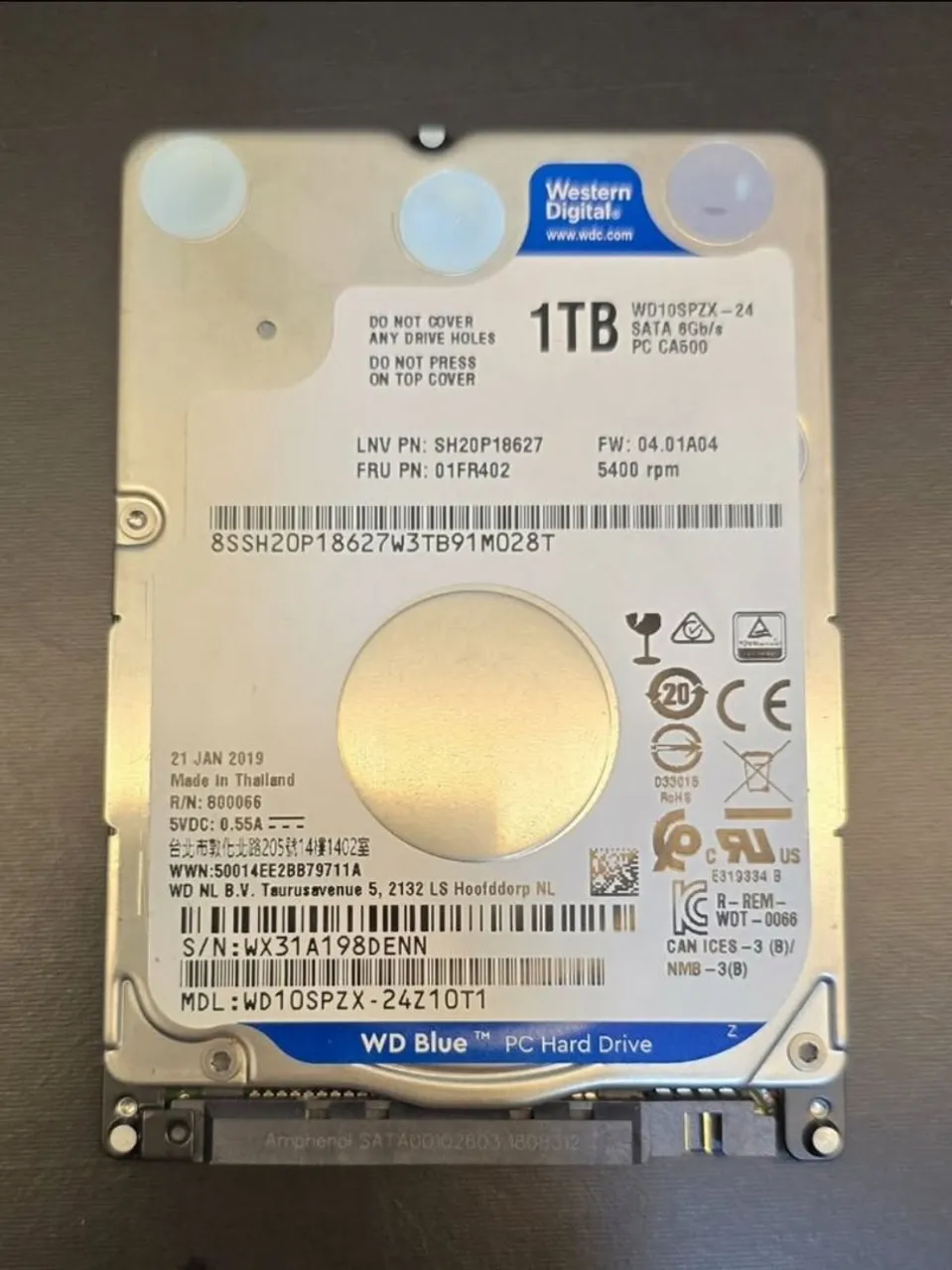 HD Notebook/Video Game 1tb/500gb