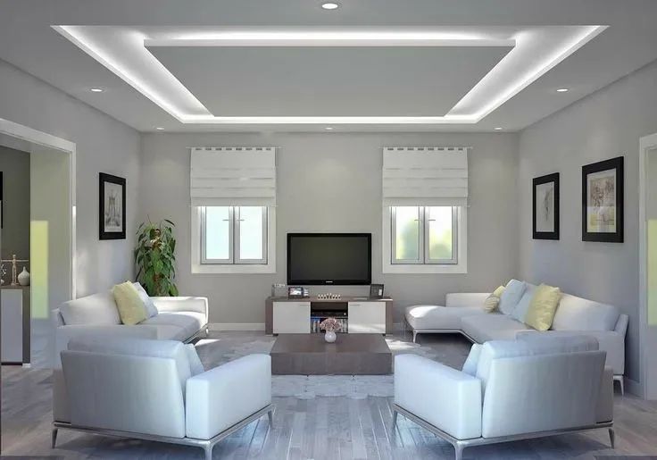 Gesso e decoração moderna 