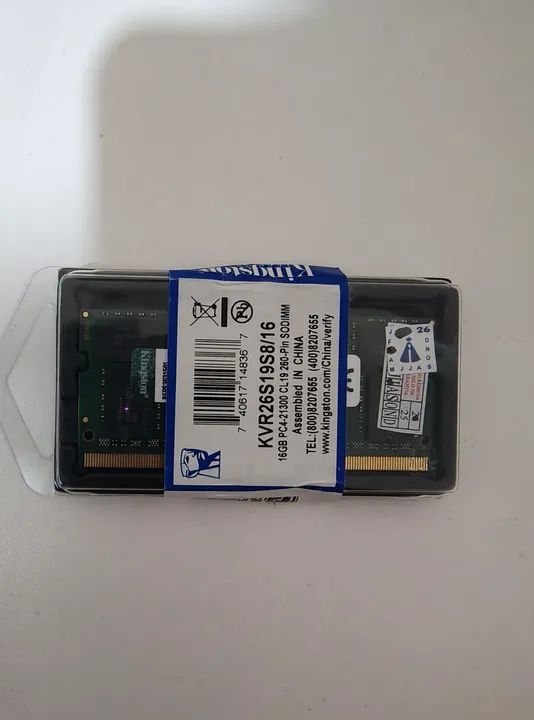 Memória RAM Kingston 16GB DDR4 2666MHz Notebook  - Foto 3