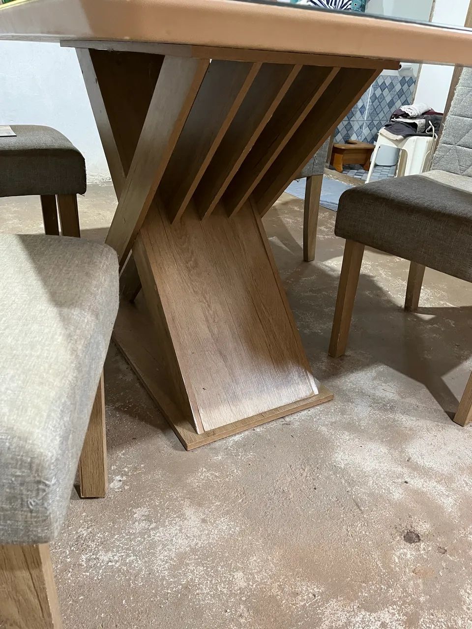 Mesa de jantar e cadeiras 64385925480833123