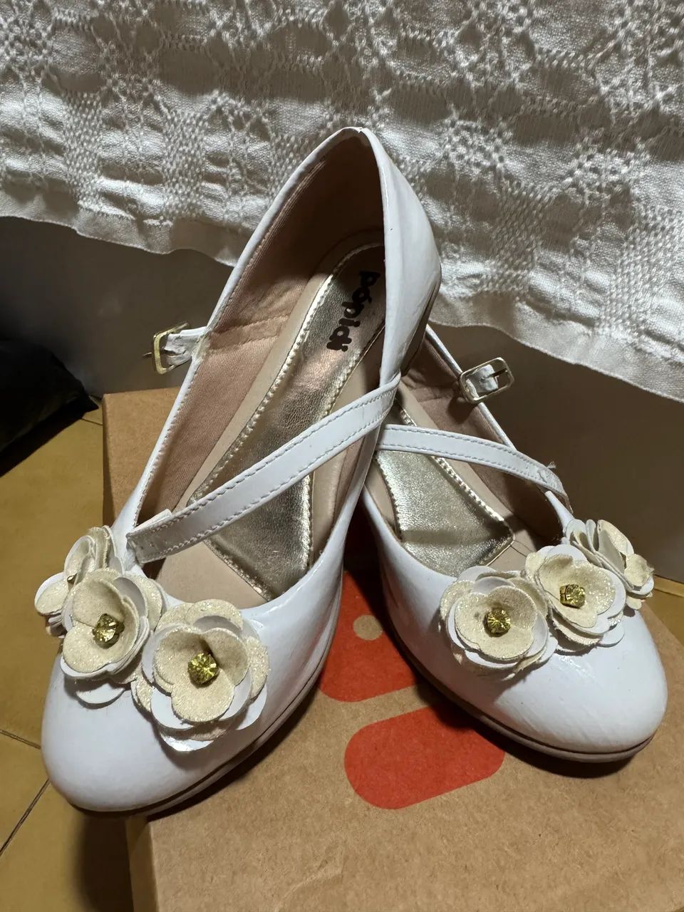 Sapato infantil branco - Foto 2