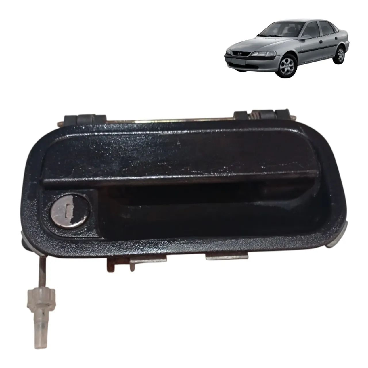 Macaneta Externa Porta Dianteira Lado Direito Vectra S 31832 Preto