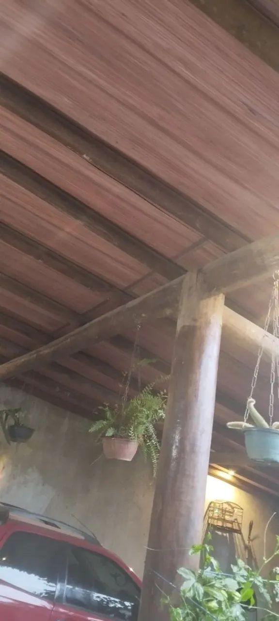 Telhado rústico  telhas de cerâmica Branca com forro amadeirado  - Foto 3