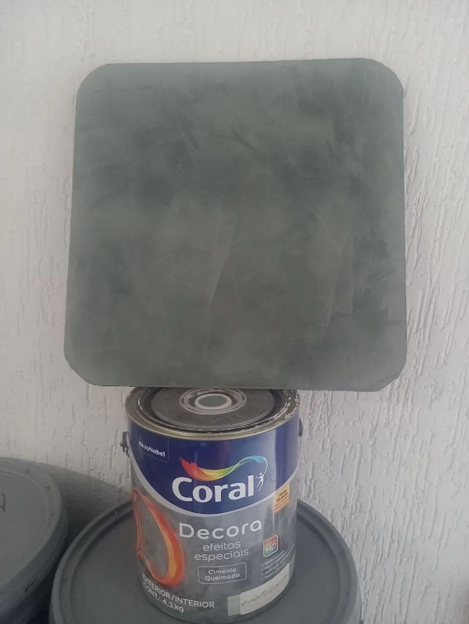 Tinta Coral Decora Efeito Cimento Queimado - 4,1kg - Foto 2