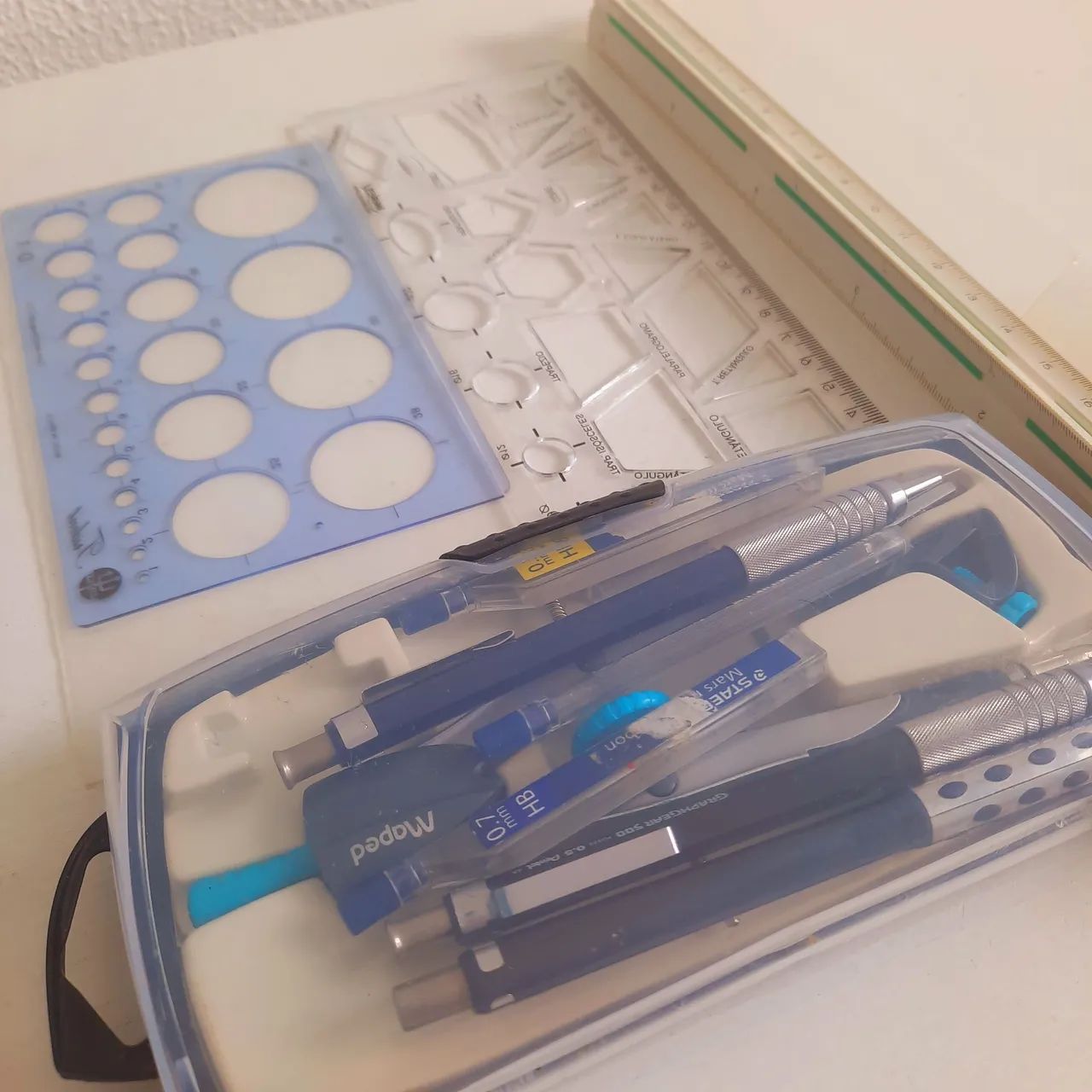 Estojo de Desenho Maped com Compasso e Régua - Foto 5