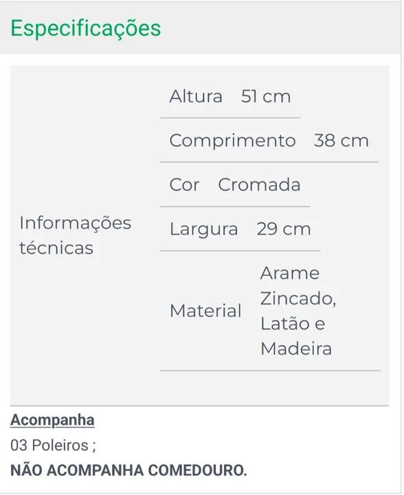 Gaiola para Pássaros - Grande e Espaçosa - Foto 3