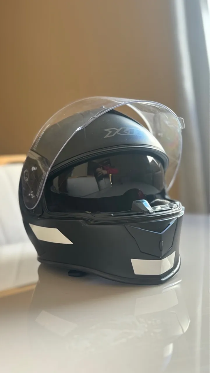 Capacete X11 Preto com viseira