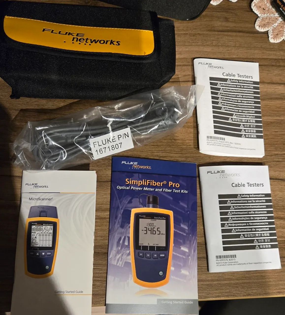Kit Completo de Teste de Rede Fluke SimpliFiber Pro - Foto 4