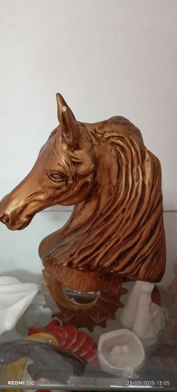Estátua Cabeça de Cavalo - Foto 2