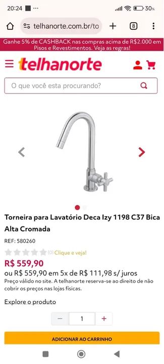 Torneira para lavatório deca - Foto 4