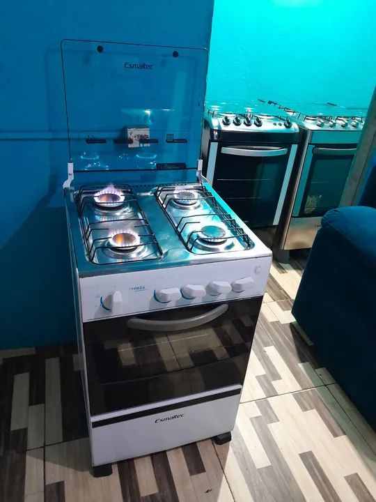 Fogão 4 Bocas Esmaltec Ele E Esqueiro Não Entrego Tem Que Retirar No Local  - Foto 3