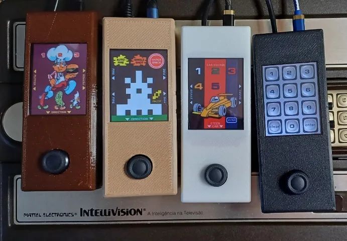Intellivision Touch controle para console e emulador vídeo game - Cor Marrom - Foto 5