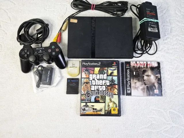 Playstation 2 - PS2 - Funcionando Normalmente com GTA San Andreas Completo - Foto 2