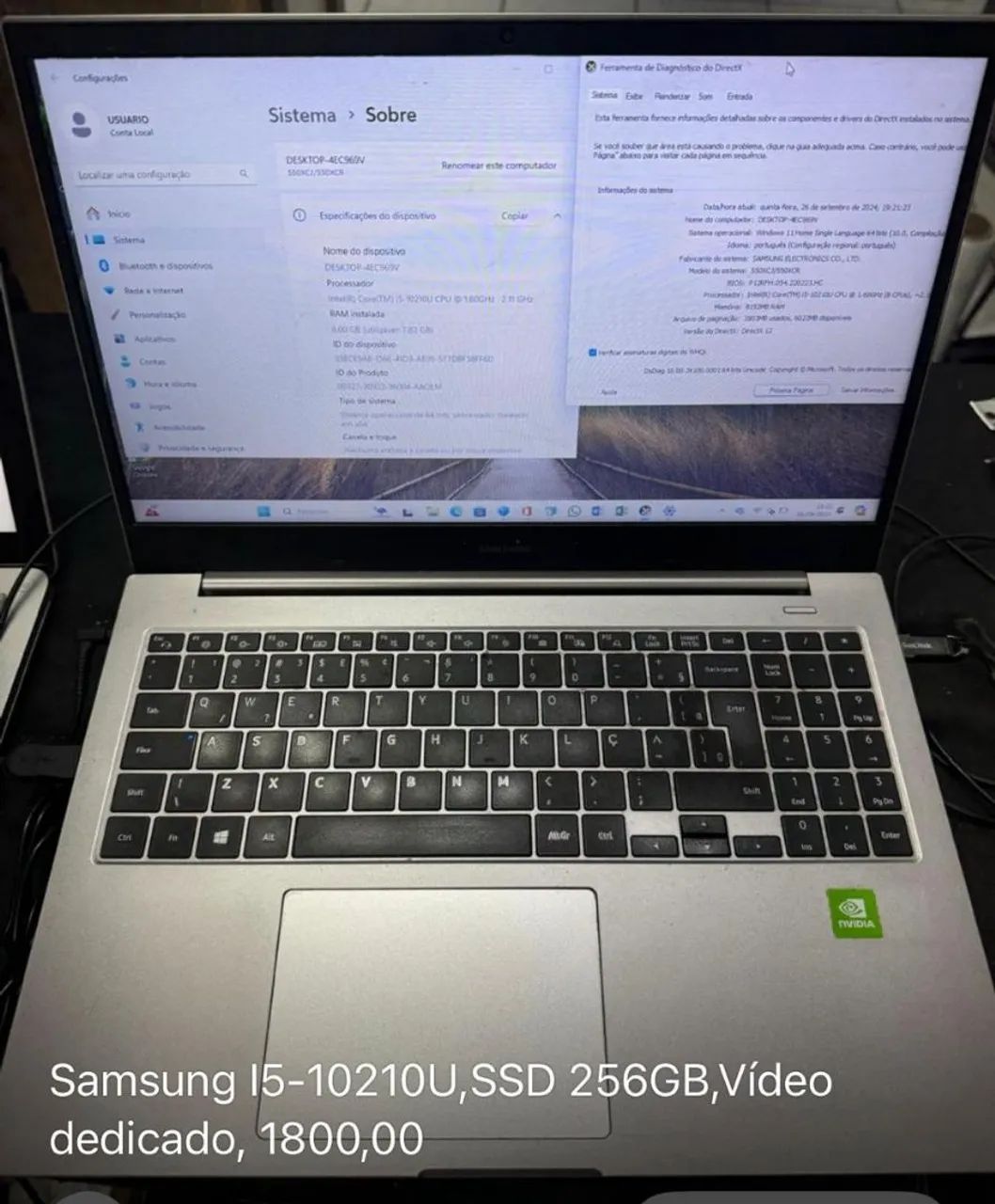Samsung i5 20210U 256 GB