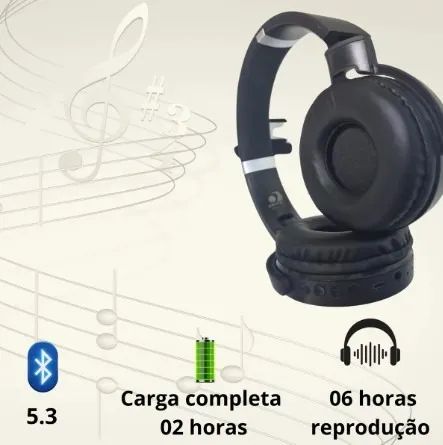 Fone De Ouvido H'maston  Sem Fio JB950 Bluetooth 5.3  Gamer Music e Fitness - Foto 2