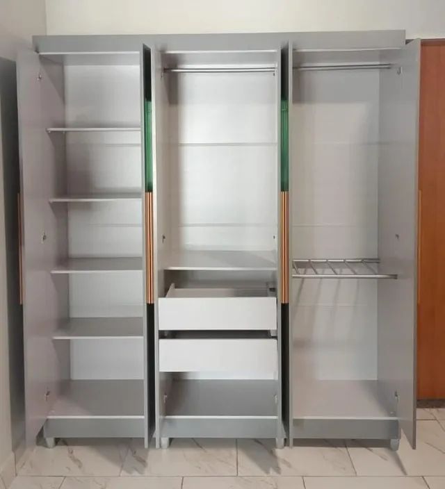 ? Guarda-Roupa com Espelho em MDF ? Entrega + Montagem GRÁTIS! - Foto 3