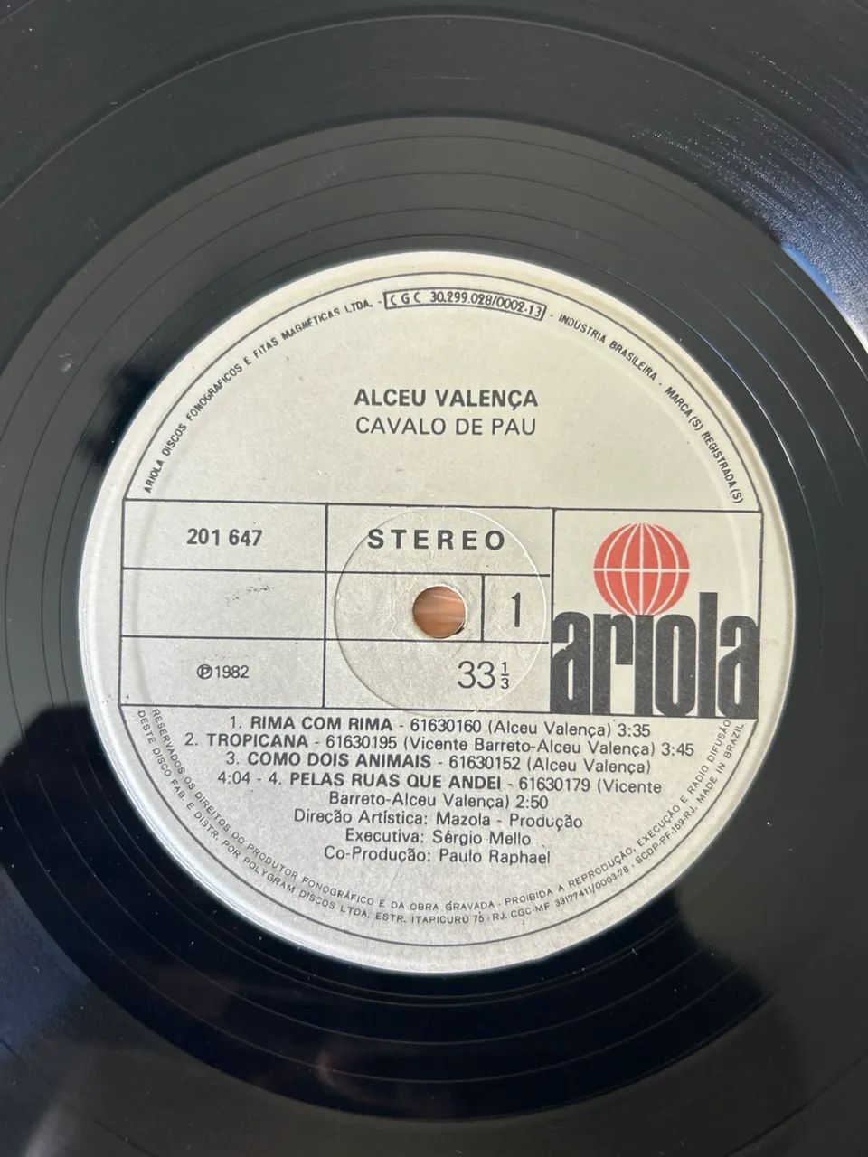LP Alceu Valença Cavalo de Pau Vinil Original 1982 Excelente - Foto 3