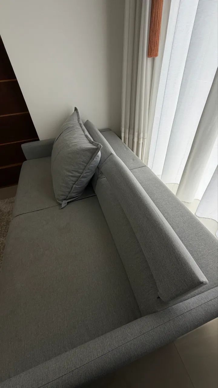 Sofá Retrátil de Linho NOVO  - Foto 2