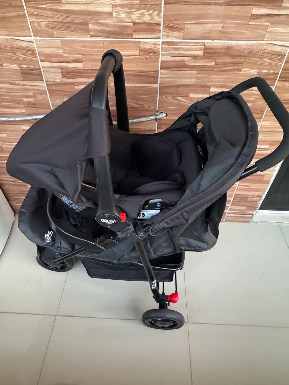Kit carrinho de Bebê conforto cosco