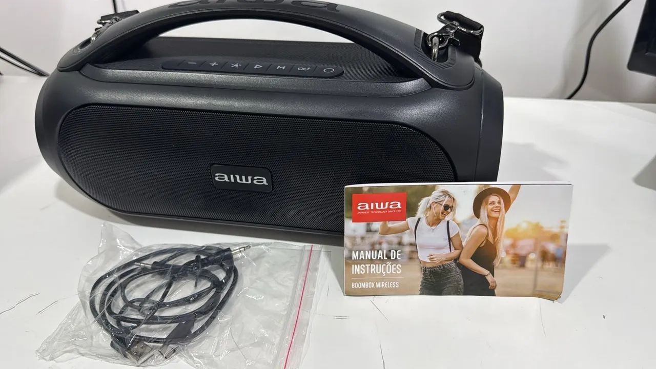 Caixa de Som AIWA com Alça! - Foto 4