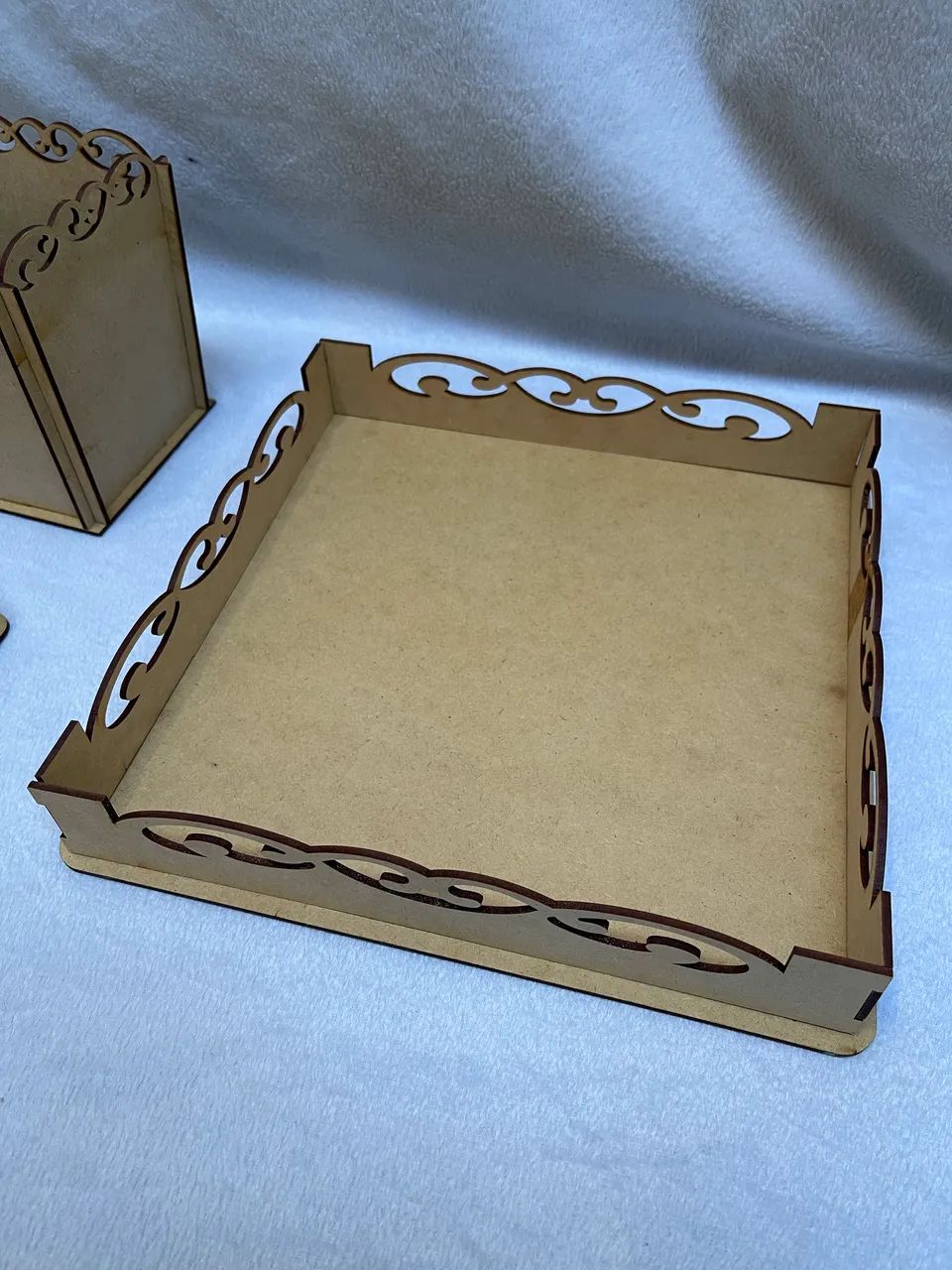Kit Festa Provençal MDF - Torre, 3 Bandejas e 2 Cachepôs - Foto 4
