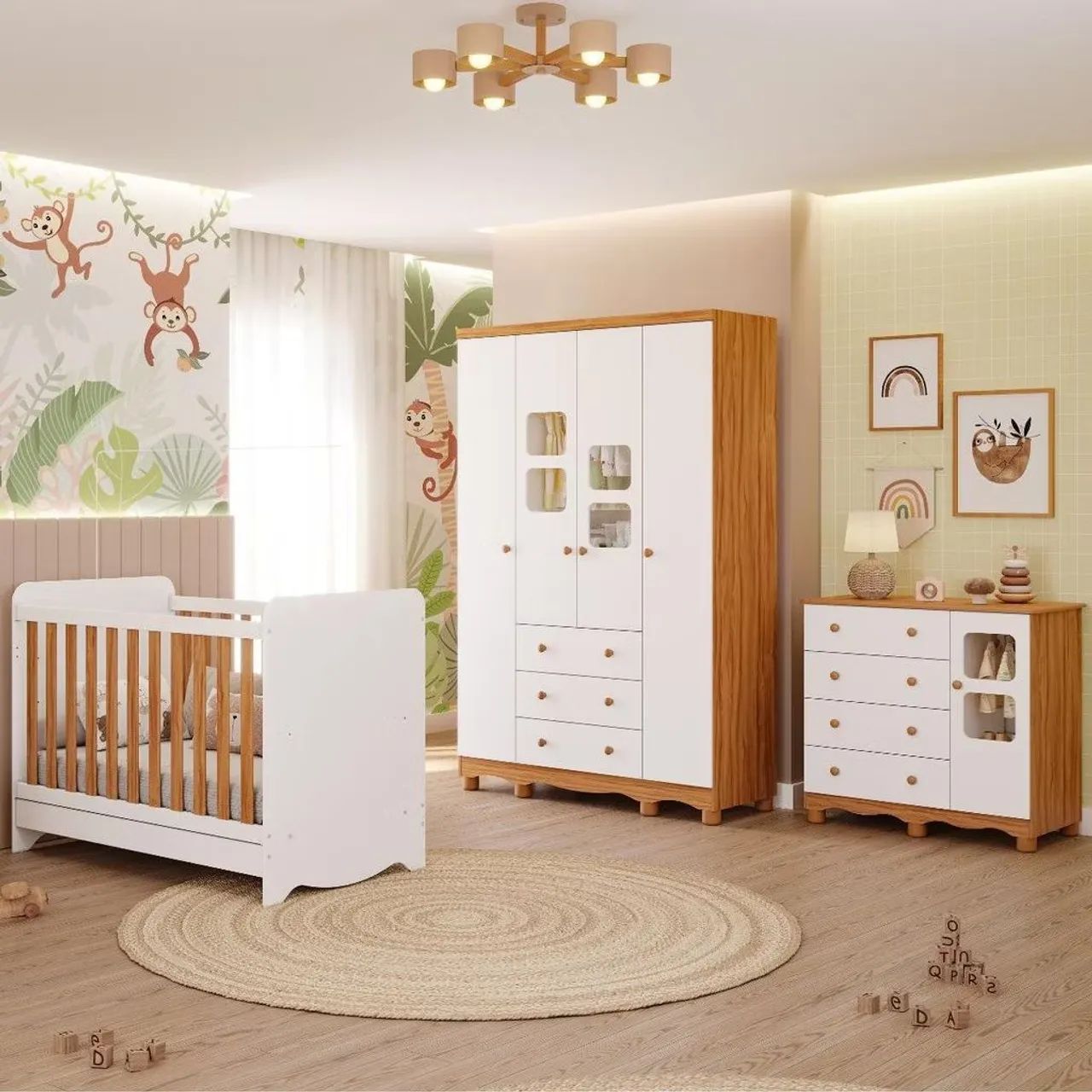 Quarto completo de bebê NOVO. (MDF)