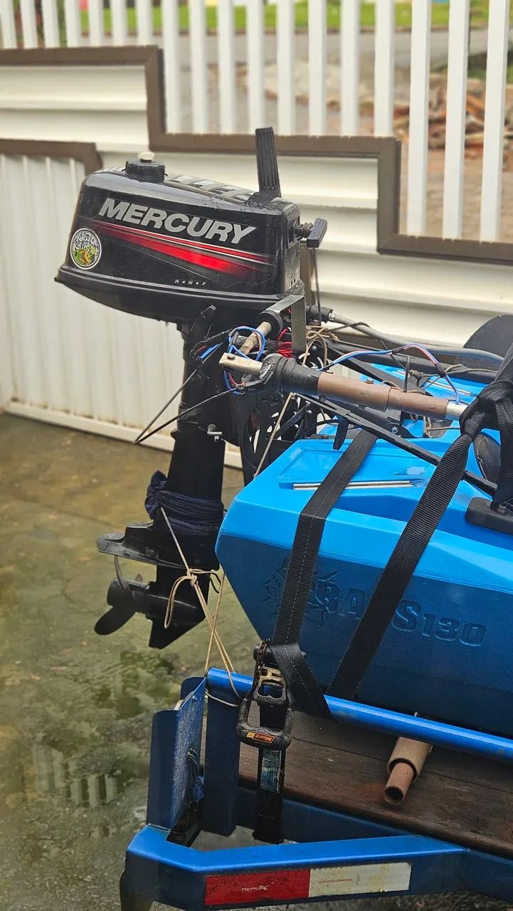 Motor de popa mercury 5hp  - Foto 3