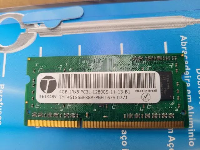 Memória DDR3 4GB p/ notebook 