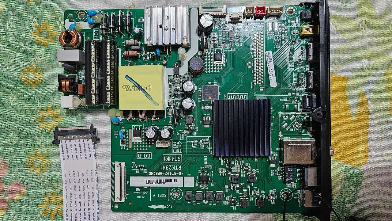 Placa t-com+ fonte + auto falante tv TCL 40S615